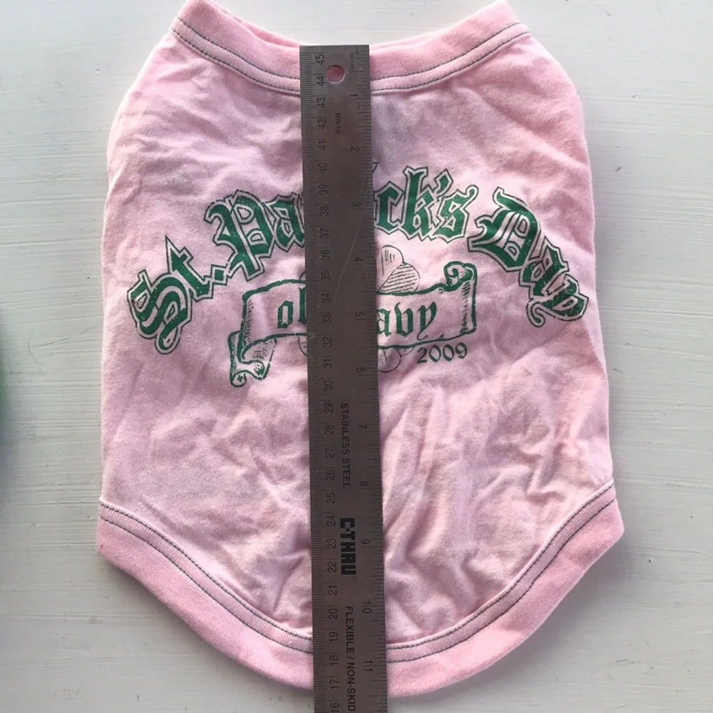 OLD NAVY ST. PADDY’S DAY DOG TEE & HAT *DOG OR CAT HALLOWEEN COSTUME *PINK